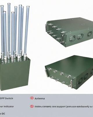 خرید Jammer Signal Jammer 380 * 283 * 150mm برای حفاظت از سربازان online manufacture