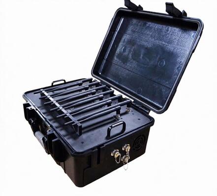 خرید مسدود کننده سیگنال سیگنال قابل حمل 86 وات ICNIRP 2.4G 5G UHF VHF WIFI online manufacture