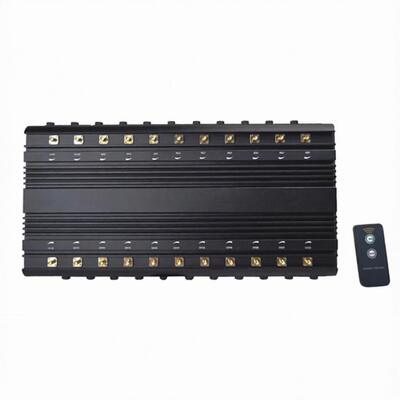 خرید مختل کننده سیگنال سلول ثابت 80 متری تلفن همراه 22 باندی 46 واتی GSM 3G 4G 5G online manufacture