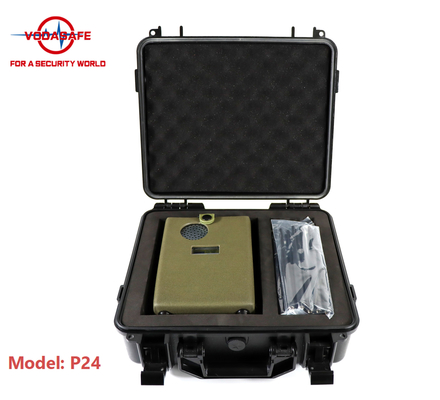 Handheld 5G Cell Phone Jammer 24 Antennas Nylon Cover Built In Battery