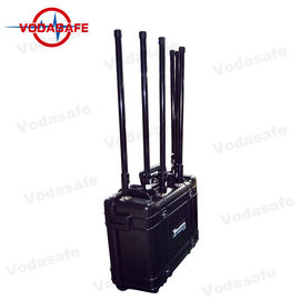 20 - 100m Cover Radius Bomb Cellular Signal Blocker , Wifi Blocker Jammer Good Cooling System