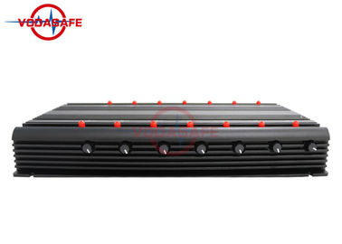 10 - 60m Cover Radius Cell Signal Blocker , Mobile Signal Jammer Device 40W Full Frequency