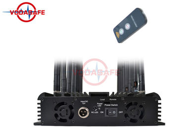 Customized Mobile Phone Signal Jammer With Adjustable Working Range 47 Watts